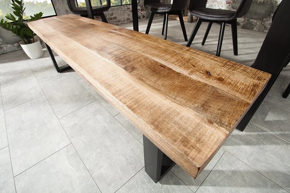 riess-ambiente Sitzbank IRON CRAFT Massivholz Eisen Industrial