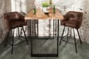 riess-ambiente Bartisch IRON CRAFT 120cm Natur Schwarz Industrial Design Bild 3