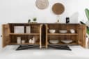 riess-ambiente Sideboard TROPICAL 160cm Natur Massivholz Florales Design Handarbeit Bild 4