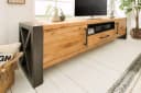 riess-ambiente TV-Board THOR 200cm Wildeiche Anthrazit Industrial Bild 2