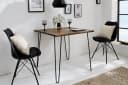 riess-ambiente Esstisch SCORPION 70cm Akazie braun – Hairpin Legs, Retro Design Bild 1