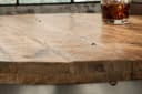 riess-ambiente Couchtisch DRUMP STORAGE rund Mangoholz silber Bild 5