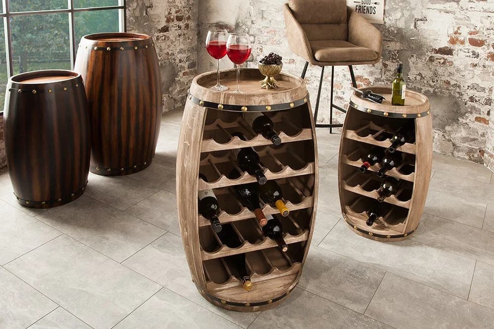 riess-ambiente Weinregal BODEGA 80cm Natur Holz - Bild 2