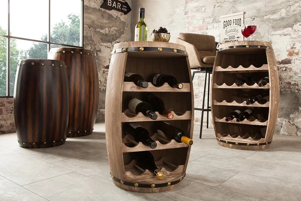riess-ambiente Weinregal BODEGA 60cm Pinienholz