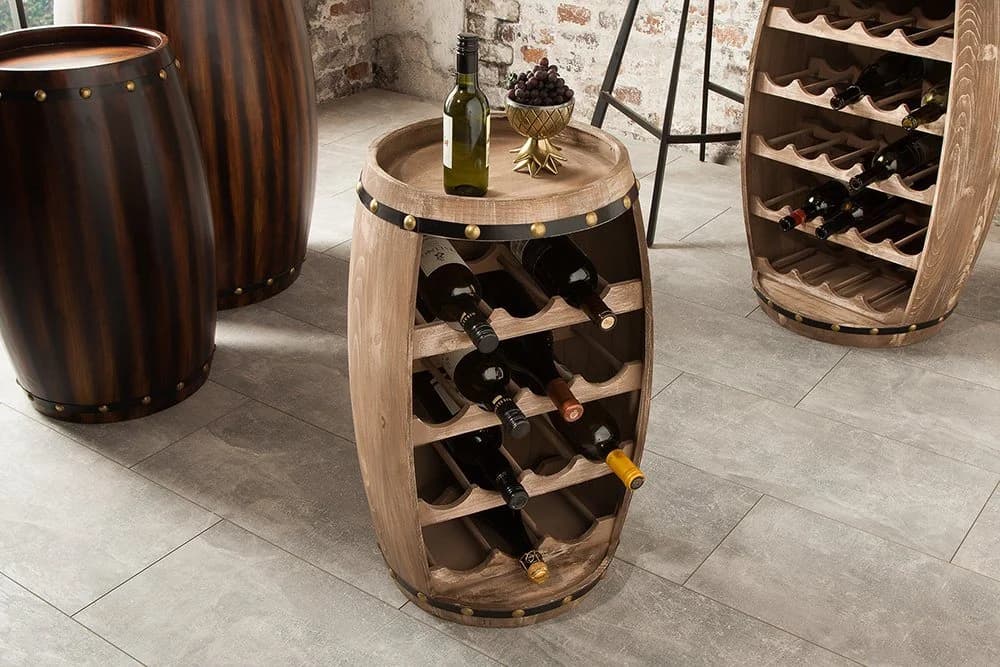 riess-ambiente Weinregal BODEGA 60cm Pinienholz - Bild 3