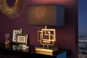 riess-ambiente Tischleuchte ATLANTIS Gold/Schwarz Modern Design Bild 1