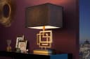 riess-ambiente Tischleuchte ATLANTIS Gold/Schwarz Modern Design Bild 3