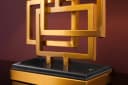 riess-ambiente Tischleuchte ATLANTIS Gold/Schwarz Modern Design Bild 5