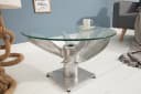 riess-ambiente Couchtisch OCEAN M Ø60cm transparent / silber antik Bild 2