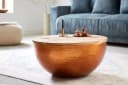 riess-ambiente Couchtisch ORIENT STORAGE Ø60cm Natur/Kupfer Hammerschlag Design Bild 2