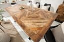 riess-ambiente Esstisch INFINITY HOME 160cm Natur/Schwarz Massivholz X-Gestell Industrial Design Bild 2
