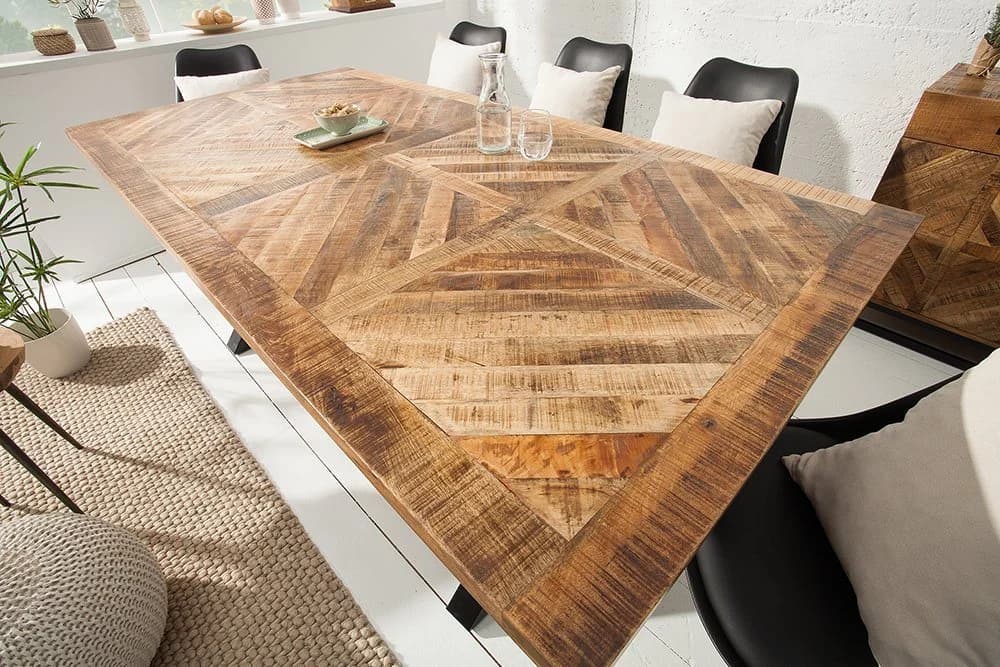 riess-ambiente Esstisch INFINITY HOME 200cm Mangoholz Industrial Design - Bild 3