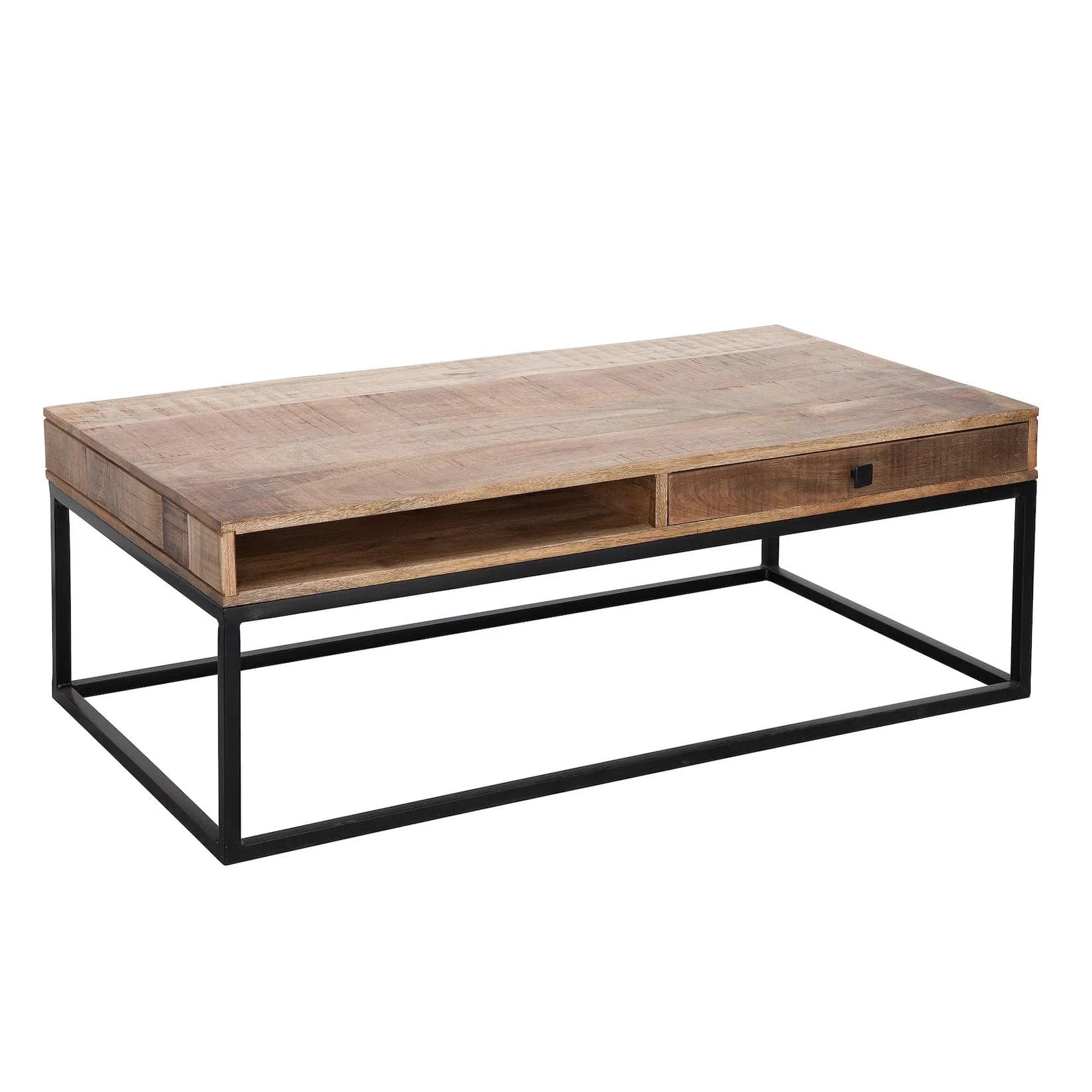 Riess Ambiente Couchtisch IRON CRAFT Mangoholz Schwarz