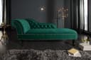 riess-ambiente Recamiere CHESTERFIELD 170cm smaragdgrün Samt Bild 2