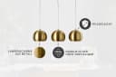 riess-ambiente Hängeleuchte GOLDEN BALL Gold Metall Modern Bild 3