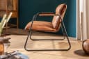riess-ambiente Sessel MUSTANG LOUNGER antik hellbraun Loungesessel Retro Bild 3