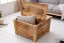 riess-ambiente Couchtisch IRON CRAFT 70cm natur Massivholz Industrial Bild 4