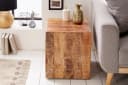 riess-ambiente Beistelltisch FACTORY 40cm Mangoholz mit Rollen Bild 3