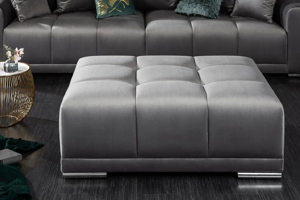 riess-ambiente Fußhocker ELEGANCIA 110cm Samtbezug - Bild 2