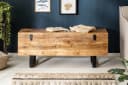 riess-ambiente Truhenbank FACTORY LOFT 115cm Mangoholz Metall Industrial Bild 1