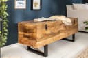riess-ambiente Truhenbank FACTORY LOFT 115cm Mangoholz Metall Industrial Bild 4