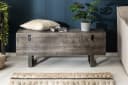 riess-ambiente Couchtisch FACTORY LOFT 115cm Grau Massivholz Metall Truhe Bild 1