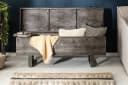 riess-ambiente Couchtisch FACTORY LOFT 115cm Grau Massivholz Metall Truhe Bild 3