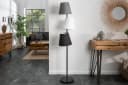 riess-ambiente Stehlampe LEVELS 163cm Schwarz/Grau Retro Design Bild 2