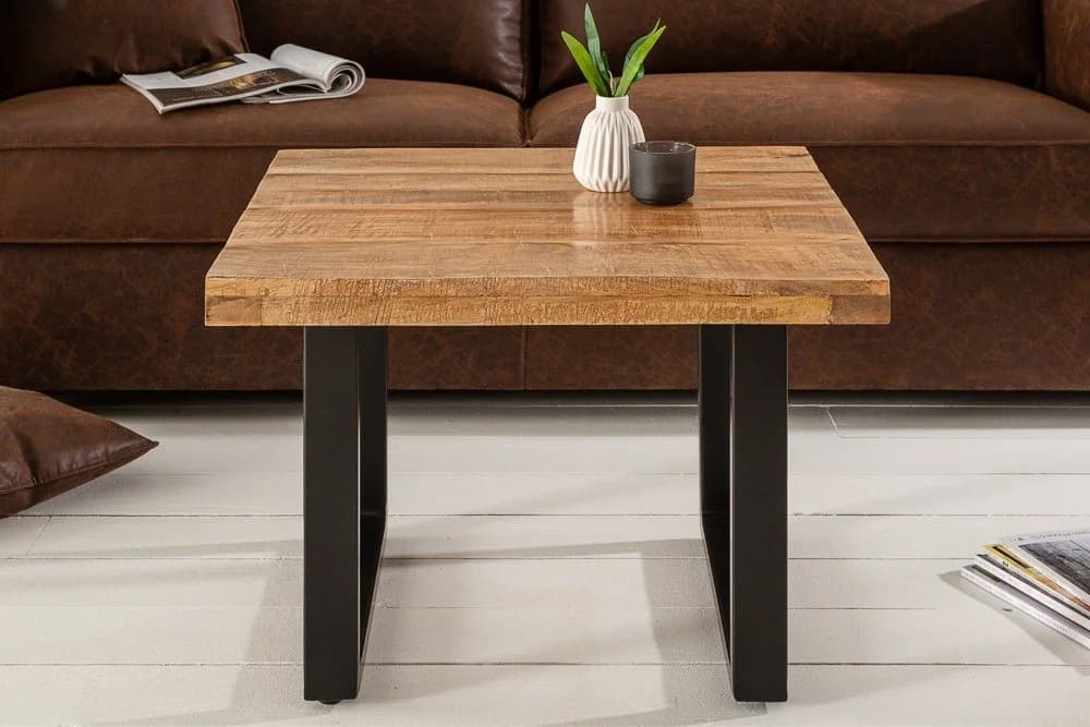 riess-ambiente Couchtisch IRON CRAFT 60cm natur / schwarz Industrial - Bild 3