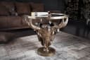 riess-ambiente Couchtisch MATADOR 56cm Bronze Stierkopf Glasplatte Bild 2