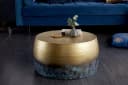 riess-ambiente Couchtisch ORIENT III Gold Blau Metall Hammerschlag Bild 3