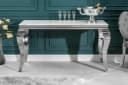 riess-ambiente Konsolentisch MODERN BAROCK Grau/Weiß Marmor-Optik Edelstahl Bild 3