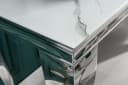 riess-ambiente Konsolentisch MODERN BAROCK Grau/Weiß Marmor-Optik Edelstahl Bild 5