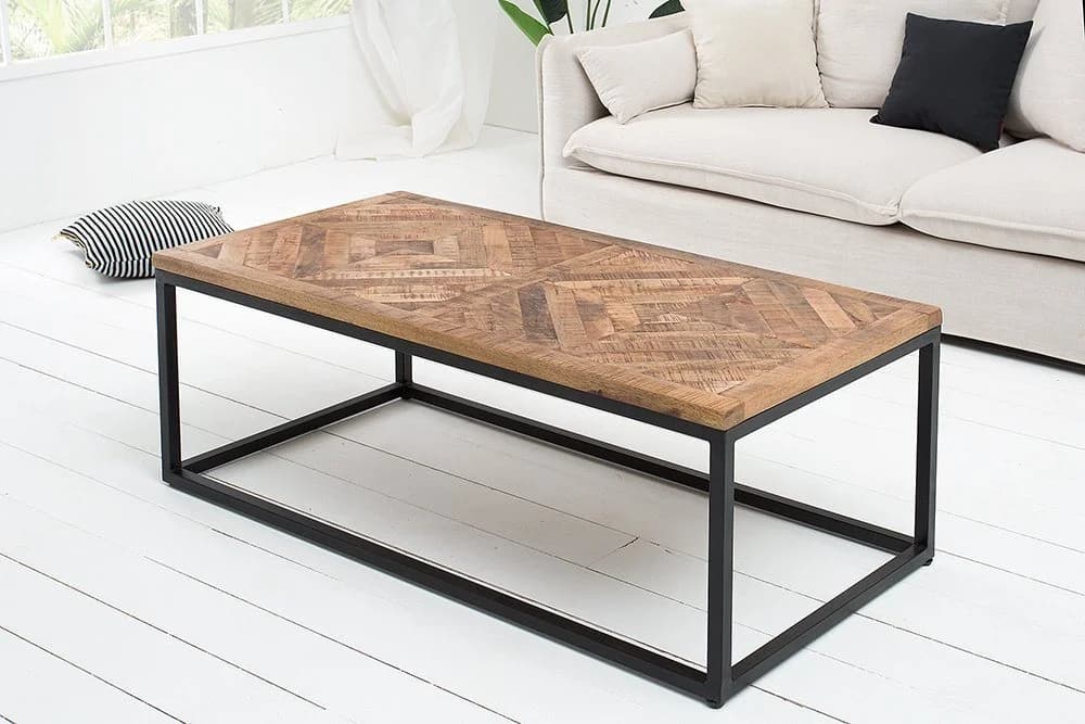 riess-ambiente Couchtisch INFINITY HOME 100cm Natur Industrial Metall - Bild 4