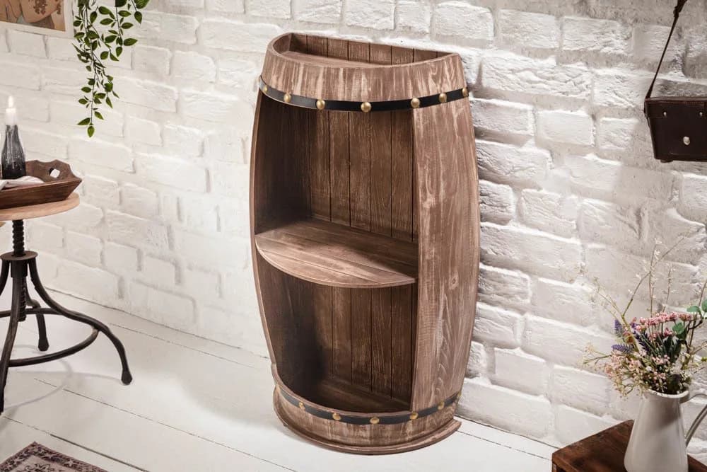 riess-ambiente Weinregal BODEGA 79cm Pinie Shabby Chic - Bild 4
