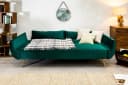 riess-ambiente Schlafsofa DIVANI 220cm Samt Retro Grün/Gold Bild 4
