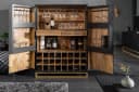 riess-ambiente Barschrank SCORPION Schwarz/Gold 3D-Muster Bild 3