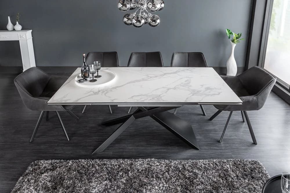 riess-ambiente Esstisch EUPHORIA Keramik Marmor Design Ausziehbar
