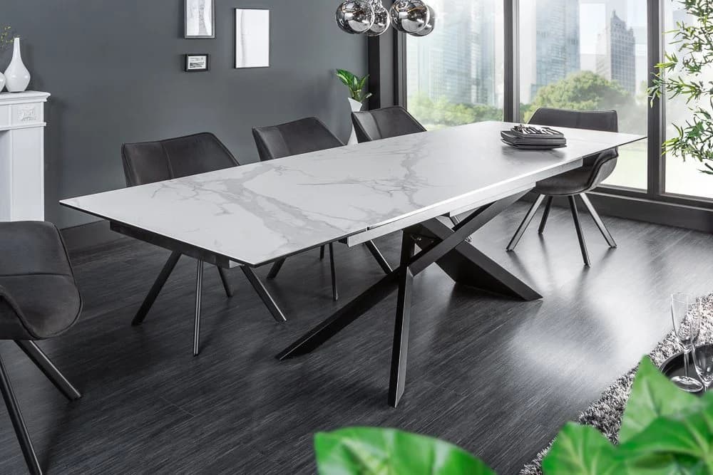 riess-ambiente Esstisch EUPHORIA Keramik Marmor Design Ausziehbar - Bild 3