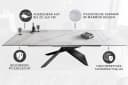 riess-ambiente Esstisch EUPHORIA Keramik Marmor Design Ausziehbar Bild 4