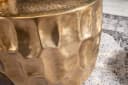 riess-ambiente Couchtisch ORGANIC ORIENT Ø55cm Gold Hammerschlag 3D-Design Bild 5