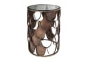 riess-ambiente Beistelltisch ABSTRACT rund Fischschuppen Design Bild 2