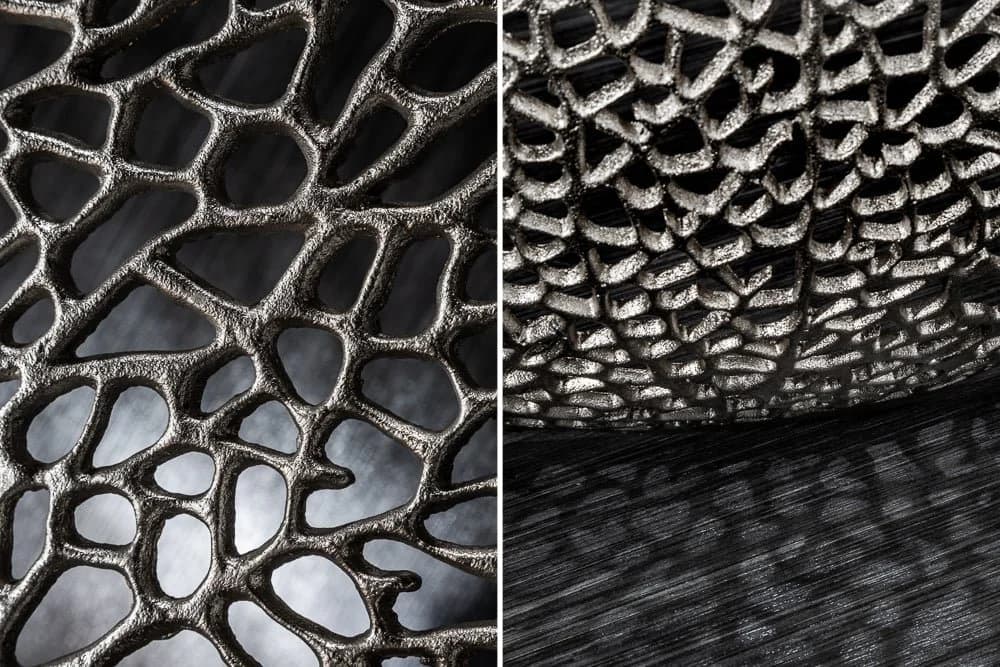 riess-ambiente Couchtisch ABSTRACT LEAF 80cm silber - Bild 5
