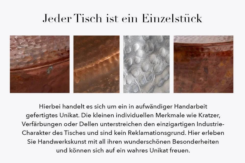 riess-ambiente Couchtisch ORIENT STORAGE Ø60cm Natur/Weiß mit Stauraum - Bild 4