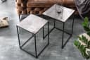 riess-ambiente Beistelltisch Set ELEMENTS 40cm Silber/Schwarz Metall Bild 3