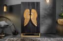 riess-ambiente Highboard ANGEL 140cm Schwarz Gold Massivholz Bild 1