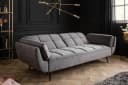 riess-ambiente Schlafsofa BOUTIQUE Grau Samt mit Schlaffunktion Bild 4