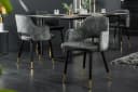 riess-ambiente Esszimmerstuhl PARIS Grün/Schwarz/Gold Samt mit Armlehne Bild 2