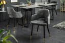 riess-ambiente Esszimmerstuhl PARIS Grün/Schwarz/Gold Samt mit Armlehne Bild 3