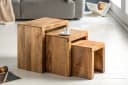 riess-ambiente Beistelltisch MAKASSAR 45cm natur Massivholz Mangoholz Bild 2